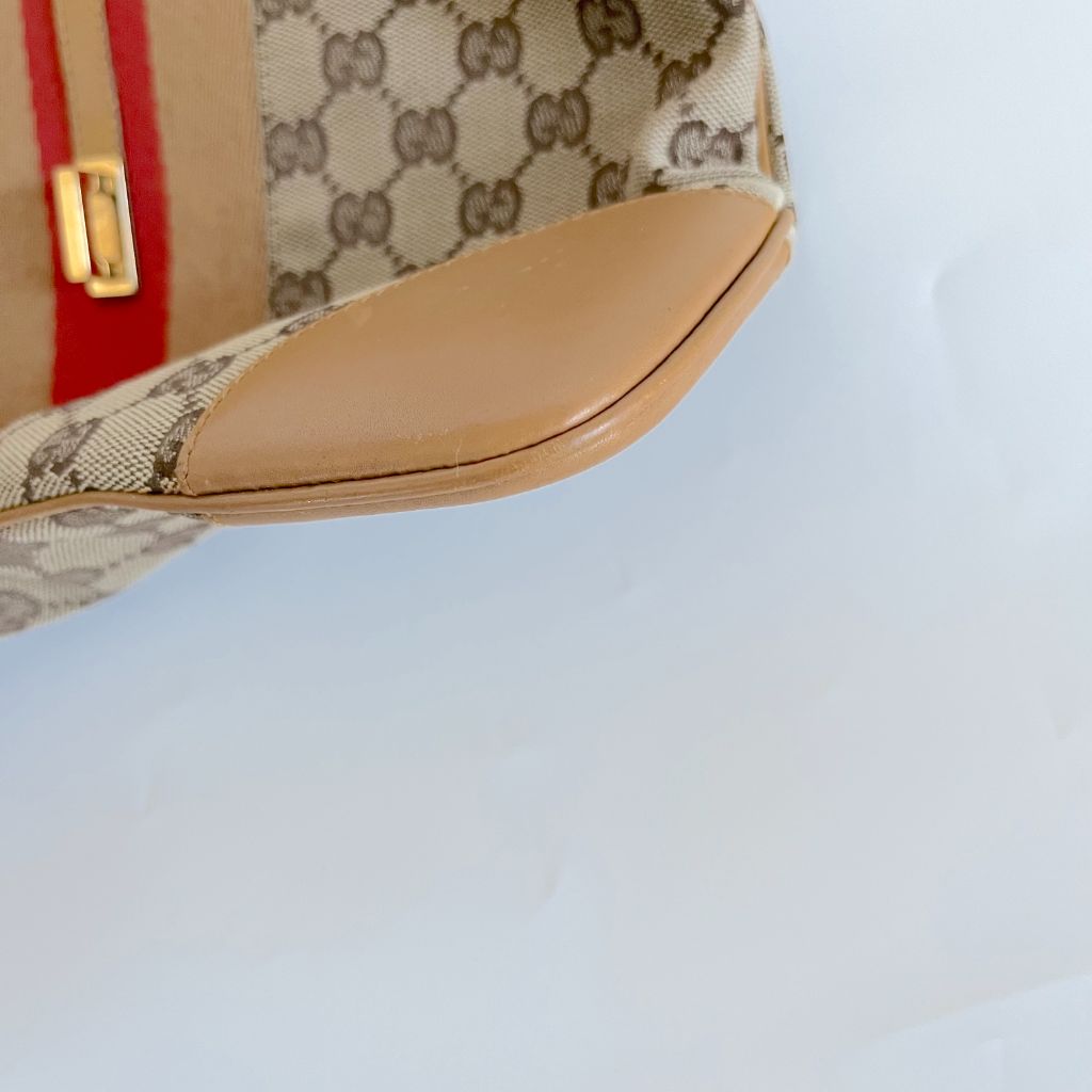 Gucci Web Jackie O Bouvier Hobo GG Bag