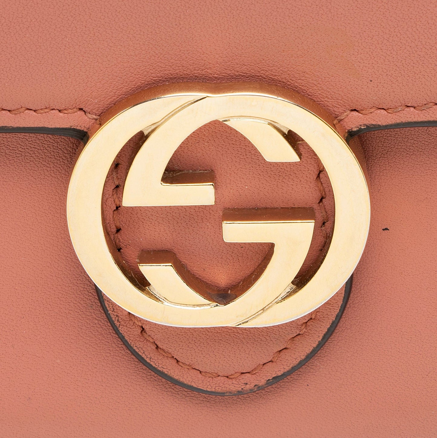 Gucci Leather Interlocking G Icon Continental Wallet (SHF-23213)