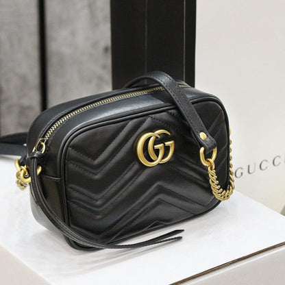 GUCCI Marmont matelasse mini bag