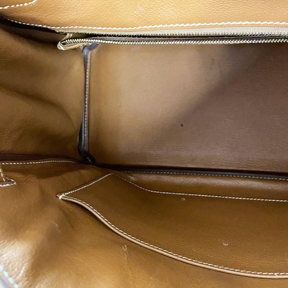 Hermes 30 Gold Birkin Epsom Leather Bag