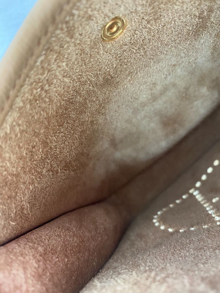 Hermes Clemence Leather Evelyne Crossbody Bag