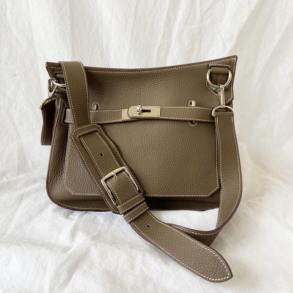 Hermès Etain Togo Leather Palladium Hardware Jypsiere 31 Bag