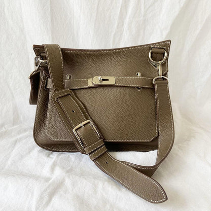 Hermès Etain Togo Leather Palladium Hardware Jypsiere 31 Bag