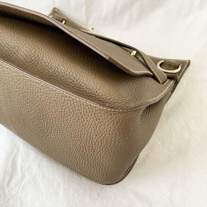 Hermès Etain Togo Leather Palladium Hardware Jypsiere 31 Bag