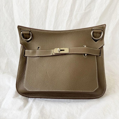 Hermès Etain Togo Leather Palladium Hardware Jypsiere 31 Bag
