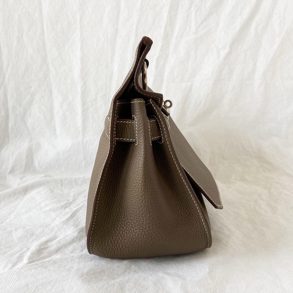 Hermès Etain Togo Leather Palladium Hardware Jypsiere 31 Bag