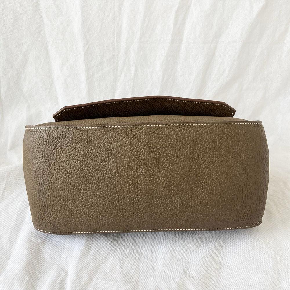 Hermès Etain Togo Leather Palladium Hardware Jypsiere 31 Bag