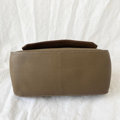 Hermès Etain Togo Leather Palladium Hardware Jypsiere 31 Bag