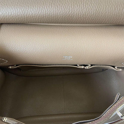 Hermès Etain Togo Leather Palladium Hardware Jypsiere 31 Bag