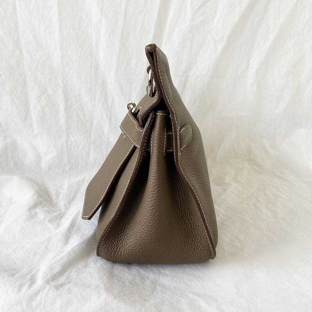 Hermès Etain Togo Leather Palladium Hardware Jypsiere 31 Bag