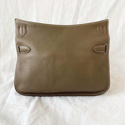 Hermès Etain Togo Leather Palladium Hardware Jypsiere 31 Bag