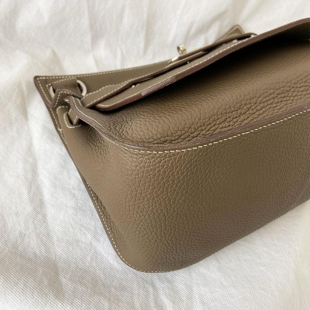 Hermès Etain Togo Leather Palladium Hardware Jypsiere 31 Bag