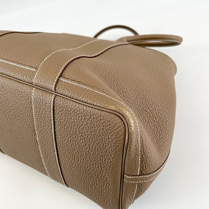 Hermes Etoupe Negonda Garden Party 36 PHW Bag