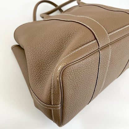 Hermes Etoupe Negonda Garden Party 36 PHW Bag