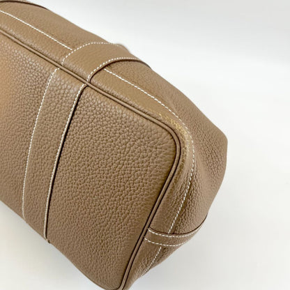 Hermes Etoupe Negonda Garden Party 36 PHW Bag