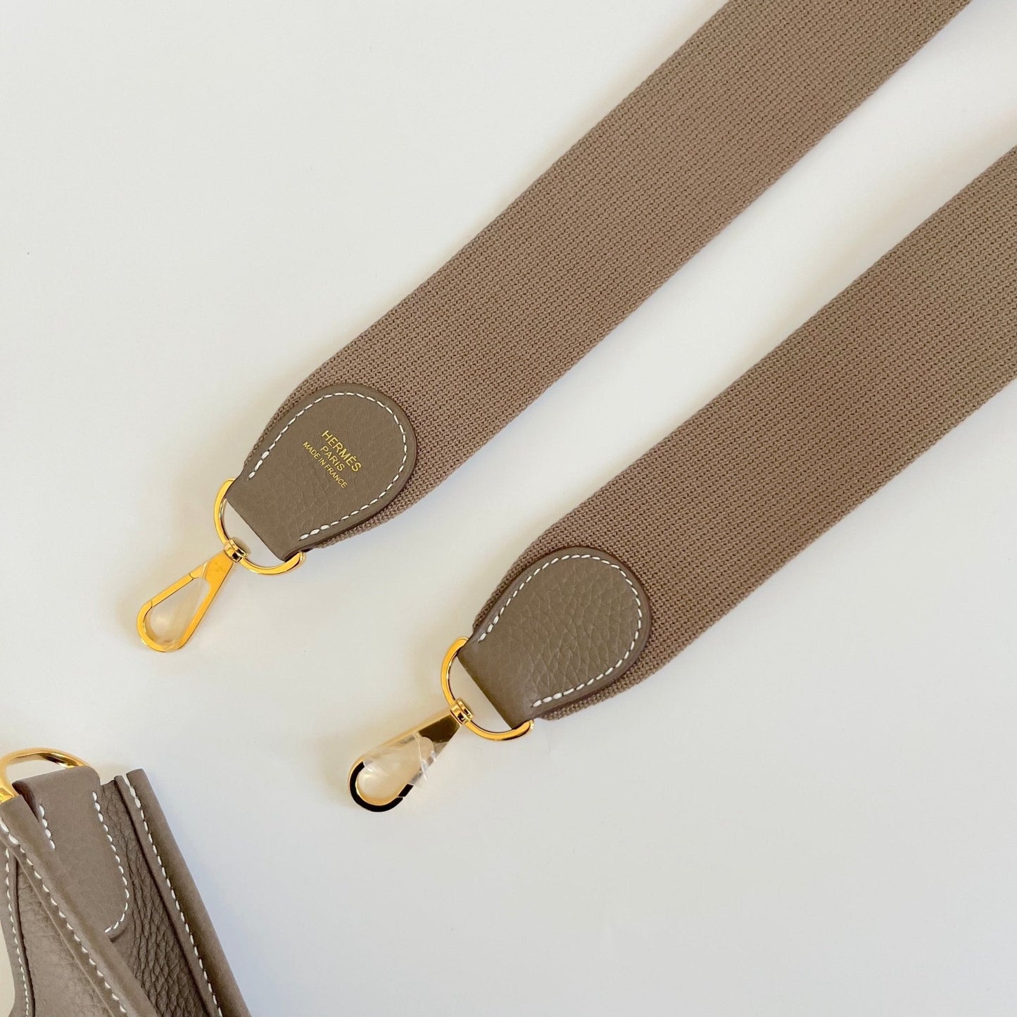 Hermes Evelyn 29 GM Shoulder Bag Etoupe