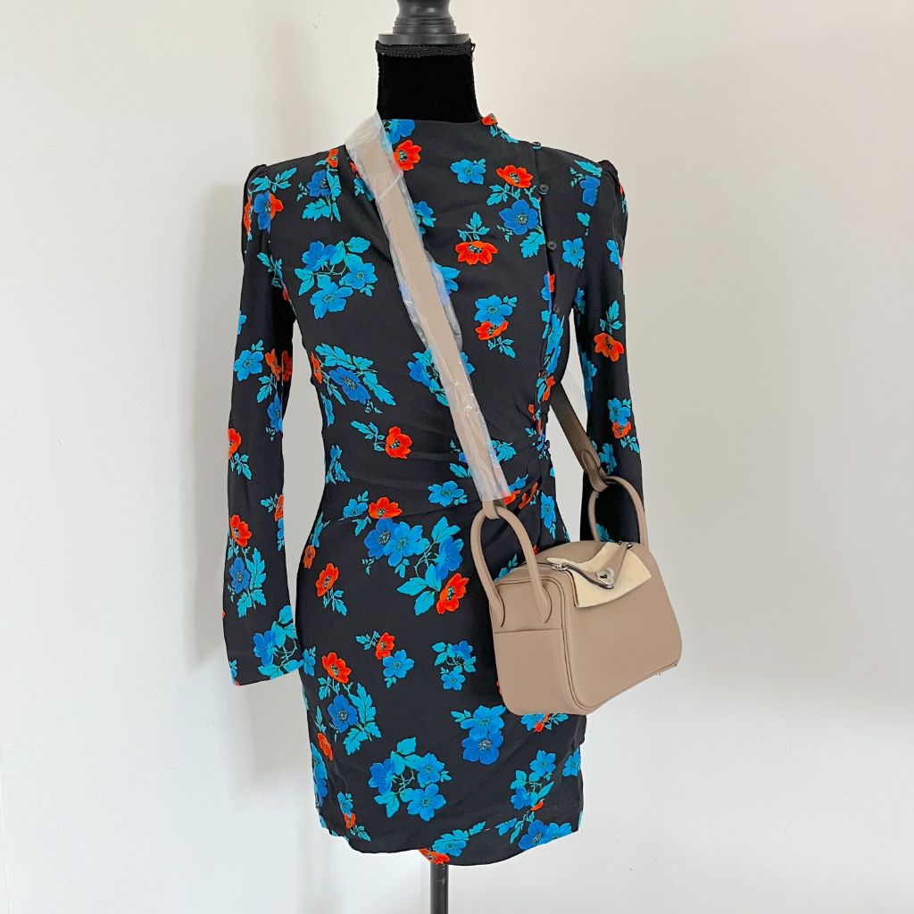 Hermes Mini Lindy Veau Swift Leather Bag