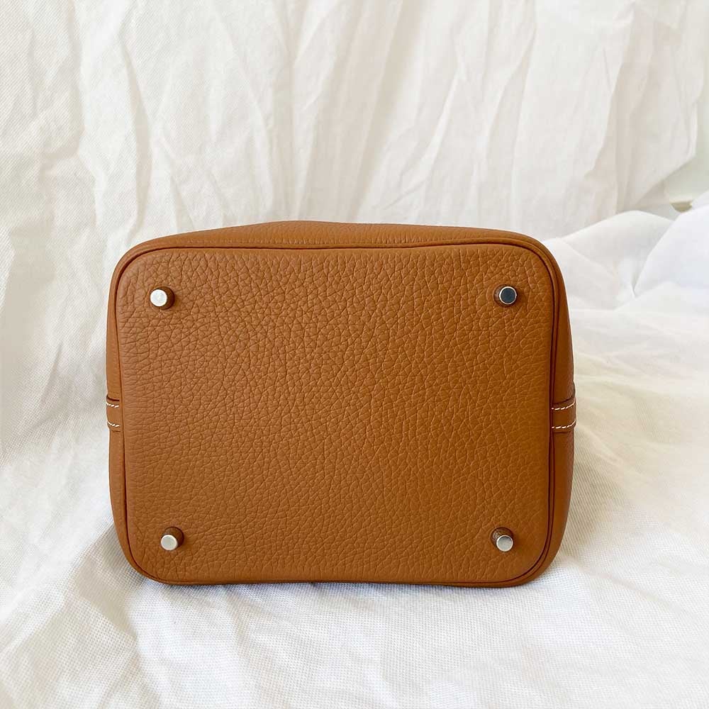 Hermès Picotin Lock 22 Gold Taurillon Clemence PHW