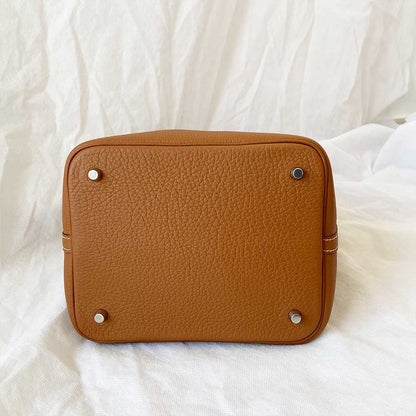 Hermès Picotin Lock 22 Gold Taurillon Clemence PHW