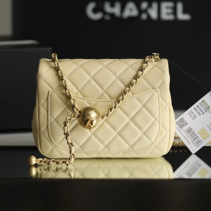 C hanel 22C CF metal ball bag