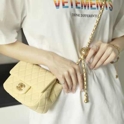 C hanel 22C CF metal ball bag