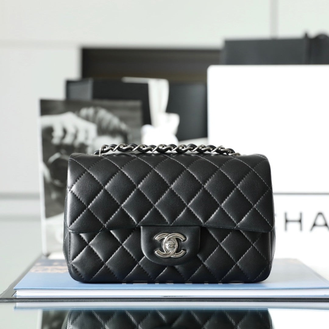 C hanel Classic Flap large mini handbag B