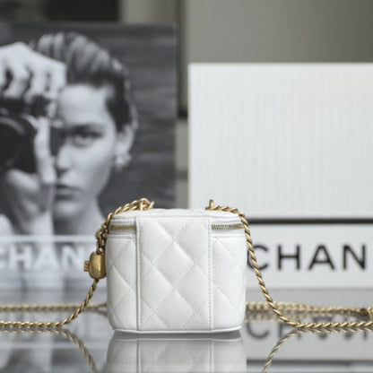 c hanel 23P buckle box bag