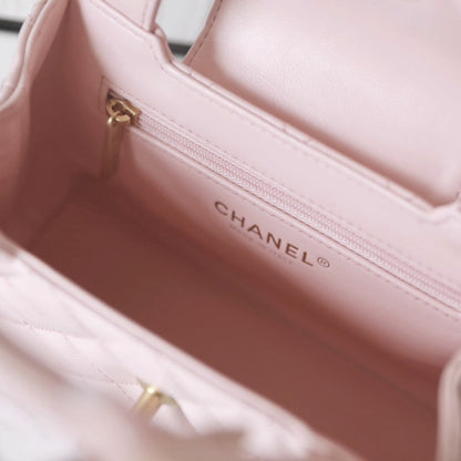 C hanel 24P 𝗞𝗲𝗹𝗹𝘆 Chain clutch bag(Pink)
