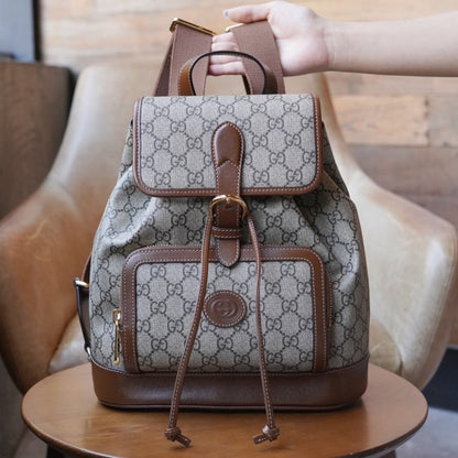 G ucci Retro series backpacks