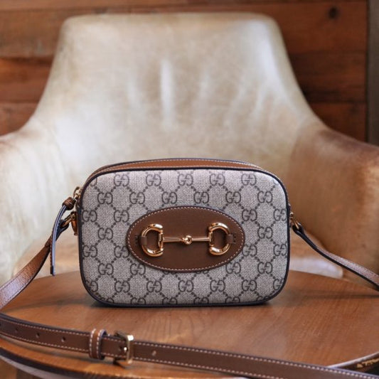 G ucci Horsebit 1955 mini camera bag