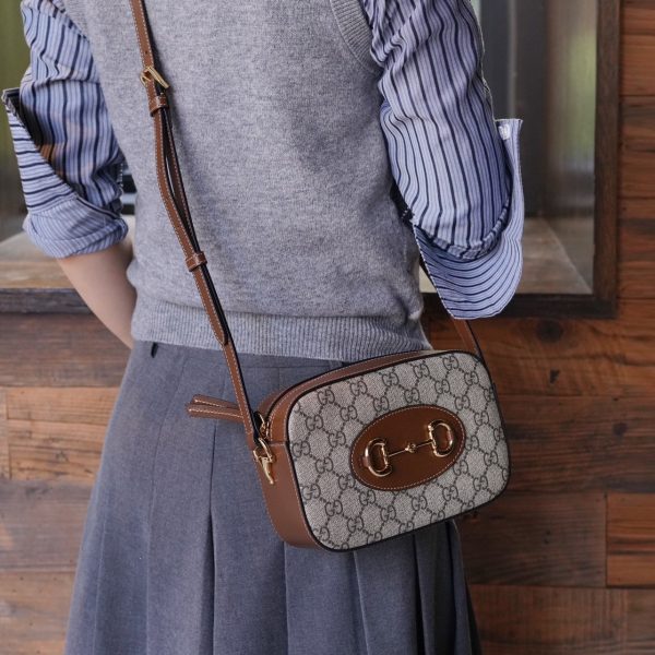 G ucci Horsebit 1955 mini camera bag