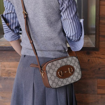 G ucci Horsebit 1955 mini camera bag