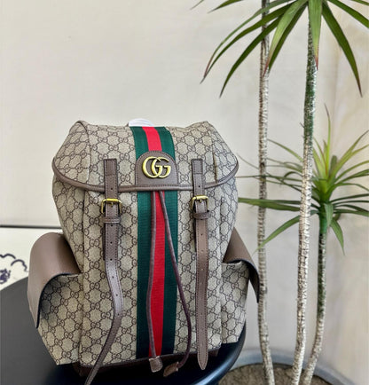 GUCCI OPHIDIA GG MEDIUM BACKPACK