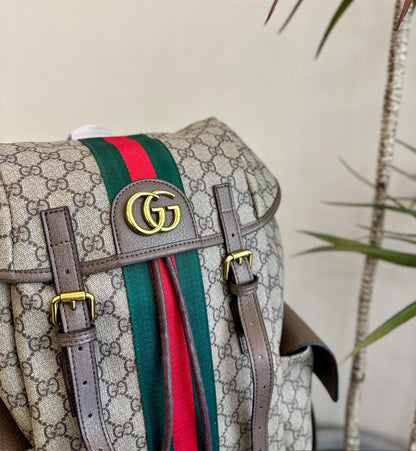 GUCCI OPHIDIA GG MEDIUM BACKPACK