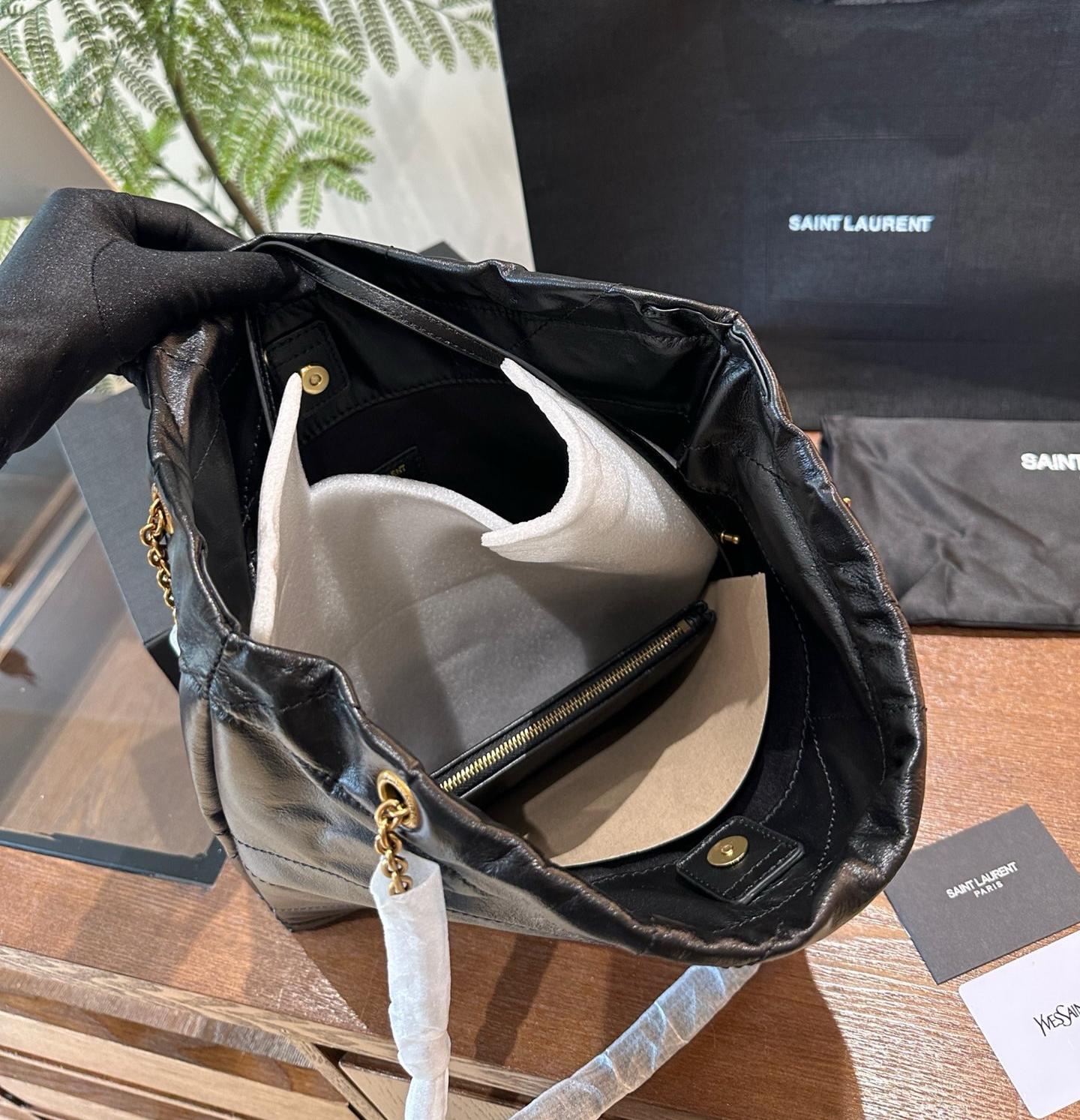 SAINT LAURENT JAMIE 4.3 POCHON aus Lammleder