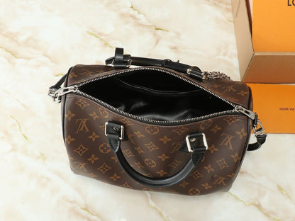 Louis Vuitton M12243 Speedy Soft 30 Dark