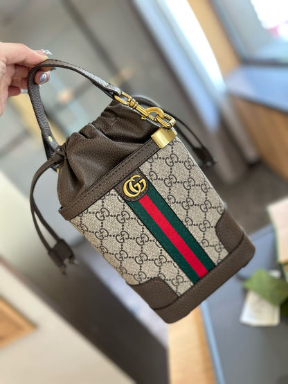 Gucci Ophidia GG Small canvas bucket bag