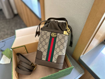 Gucci Ophidia GG Small canvas bucket bag