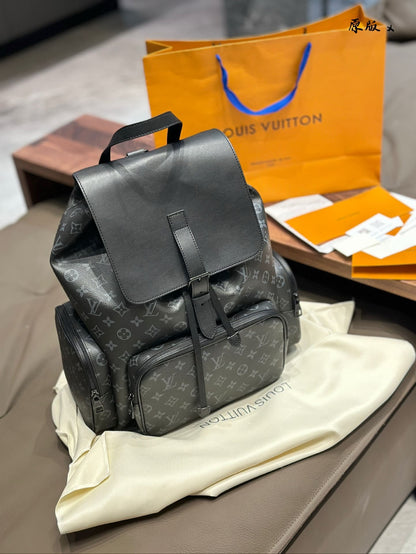 Louis Vuitton M45538 Monogram Eclipse Trio Backpack