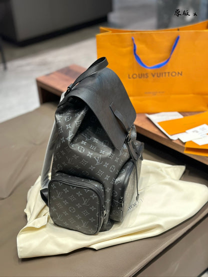 Louis Vuitton M45538 Monogram Eclipse Trio Backpack