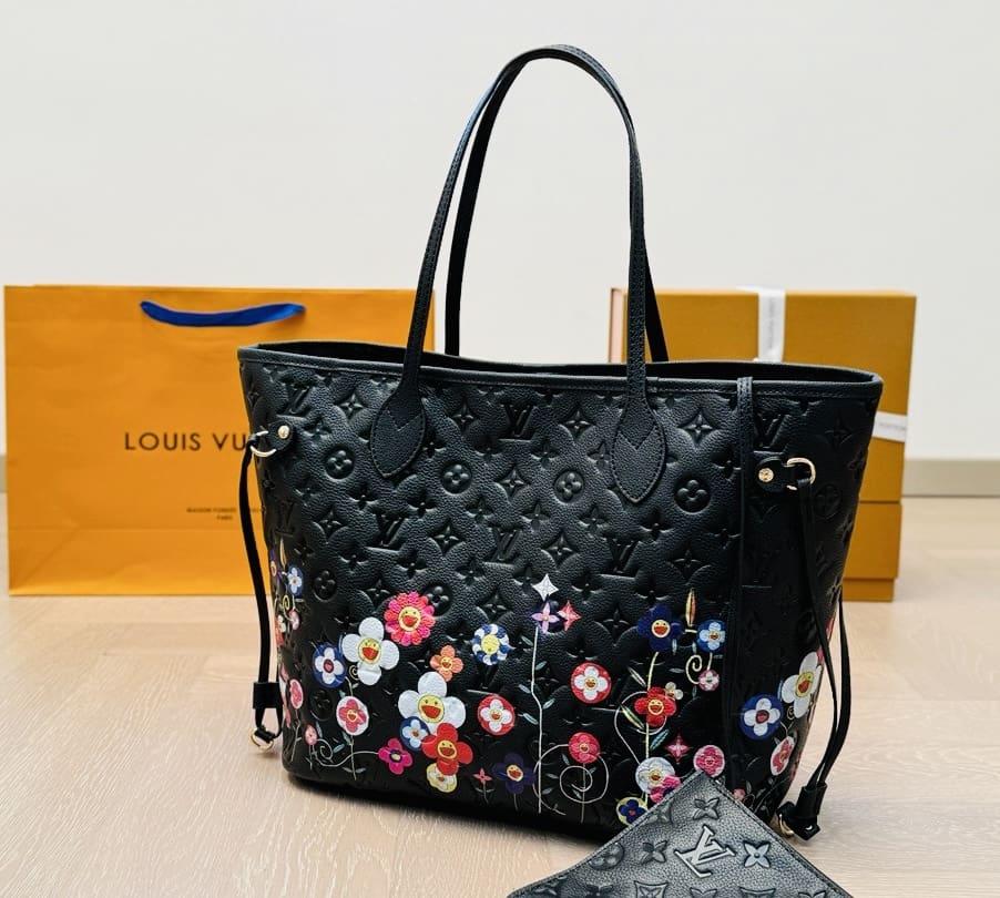 Louis Vuitton M13675 LV x TM Neverfull MM
