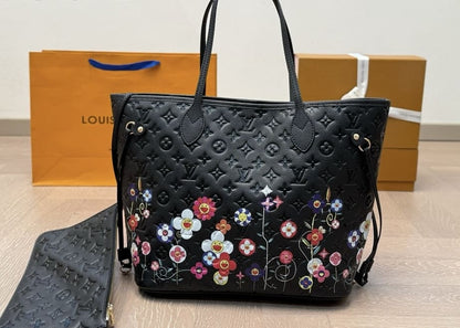 Louis Vuitton M13675 LV x TM Neverfull MM