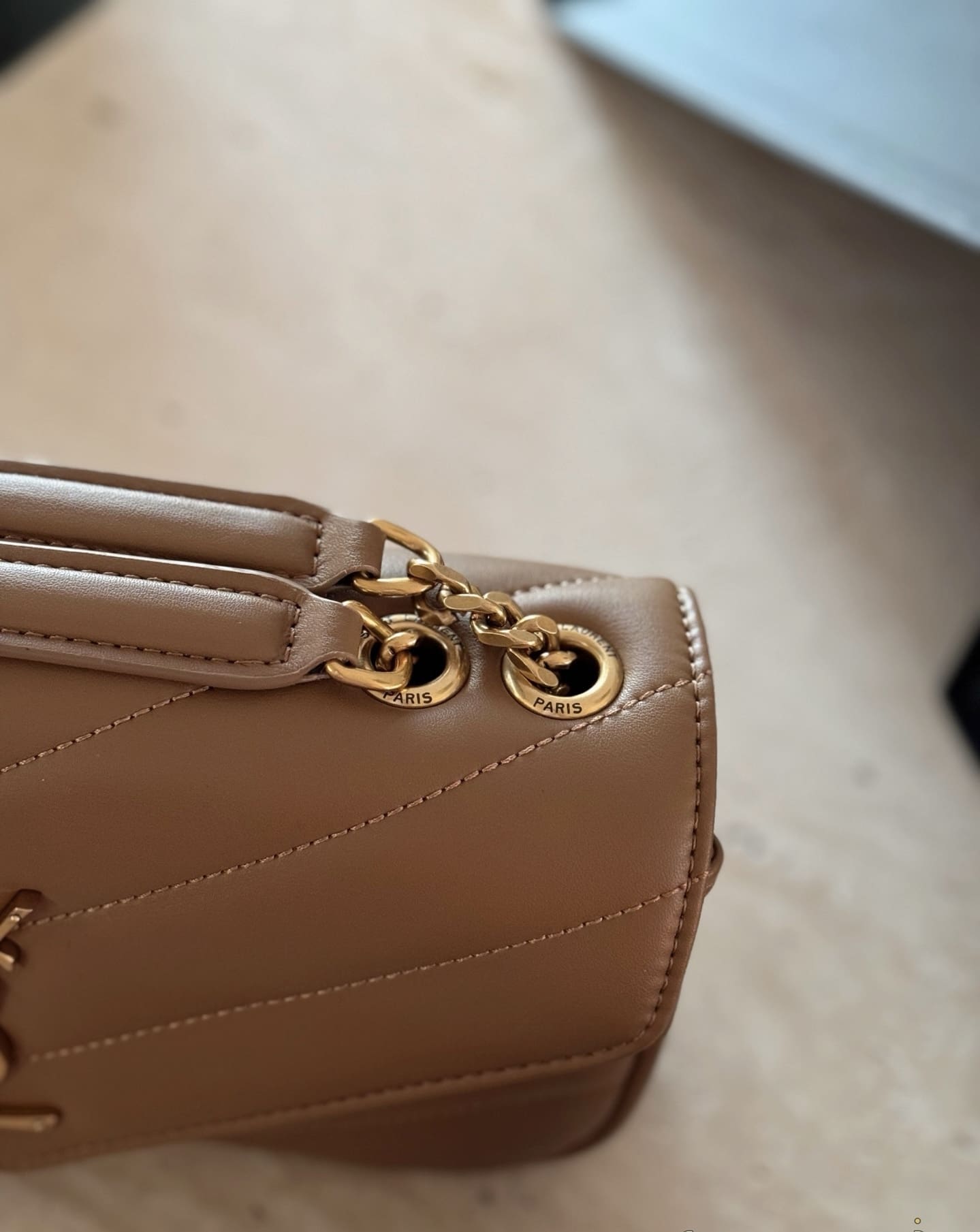 Saint Laurent LOULOU small in MATELASSÉ lambskin