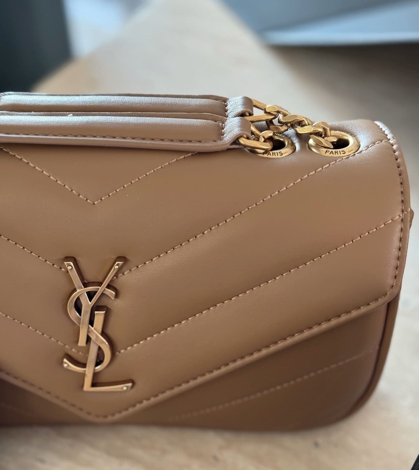 Saint Laurent LOULOU small in MATELASSÉ lambskin