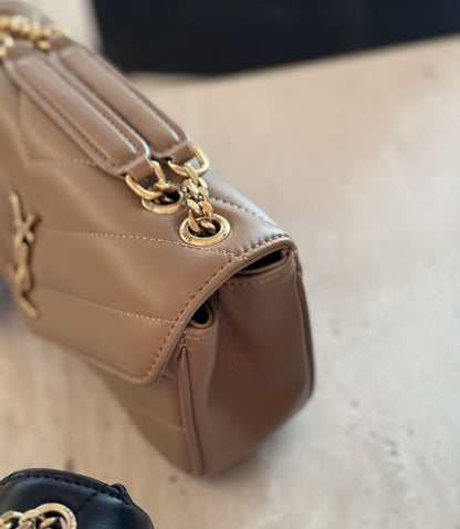 Saint Laurent LOULOU small in MATELASSÉ lambskin