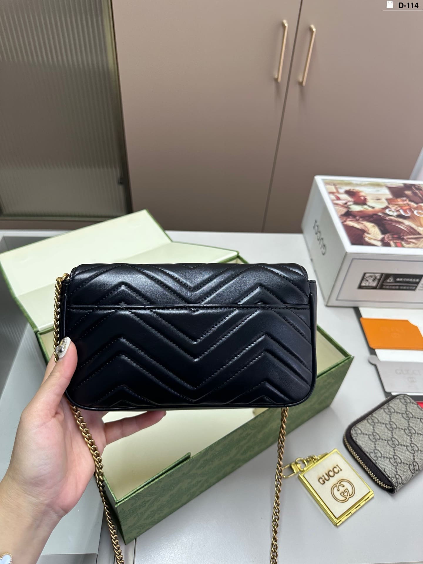 GUCCI GG Marmont super mini bag