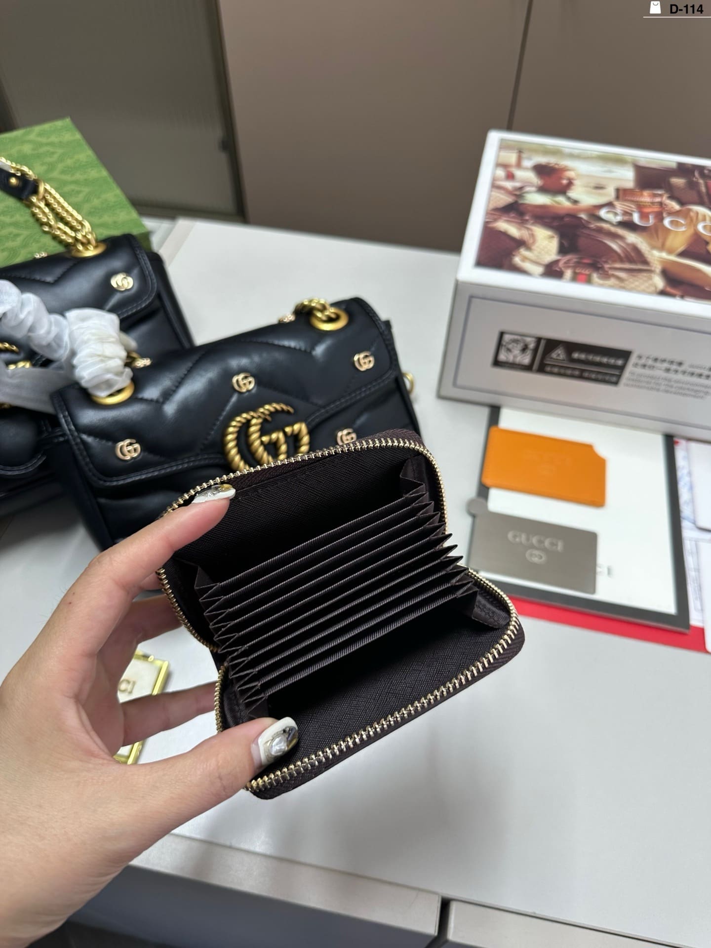 GUCCI GG Marmont super mini bag