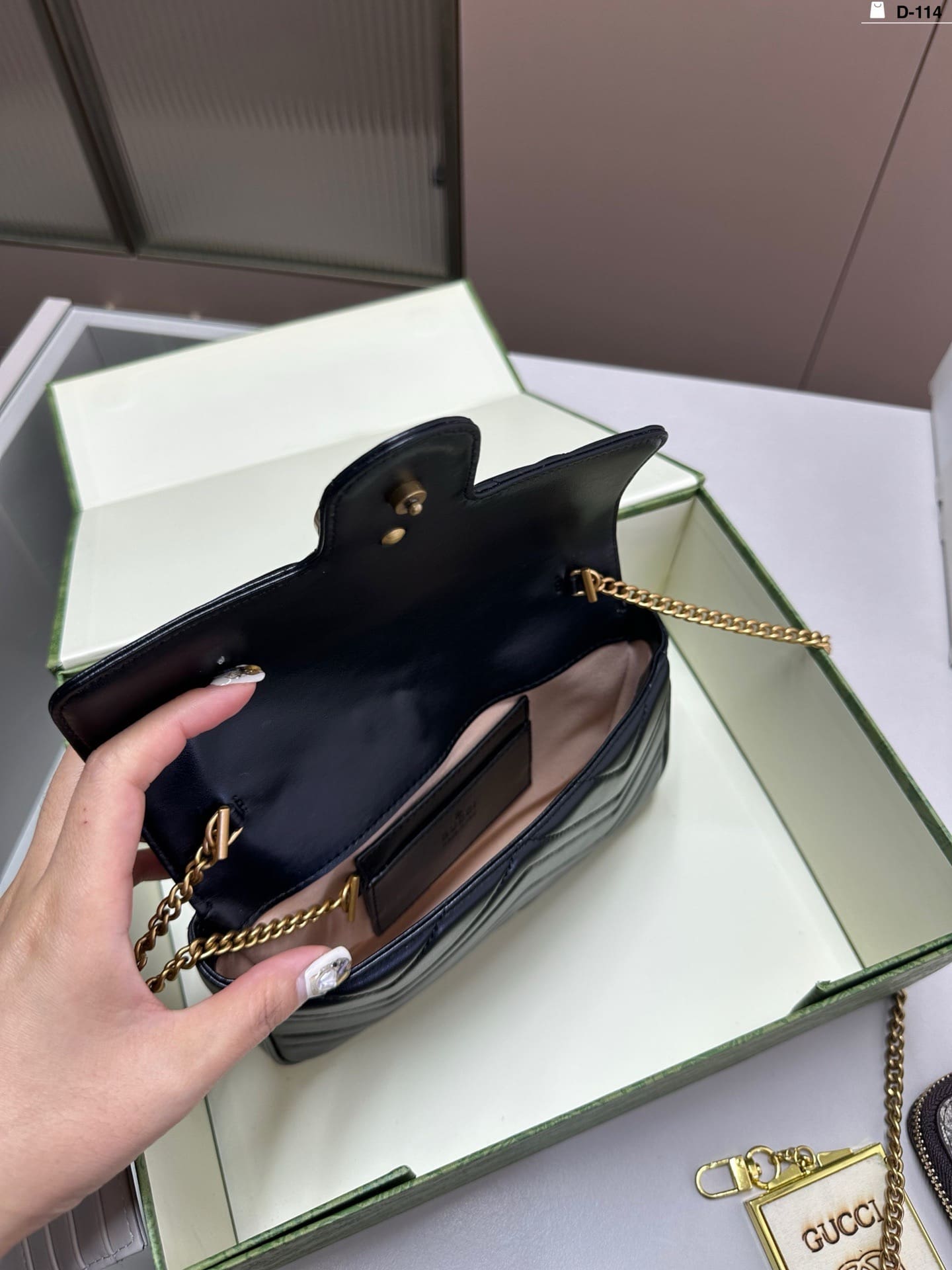 GUCCI GG Marmont super mini bag