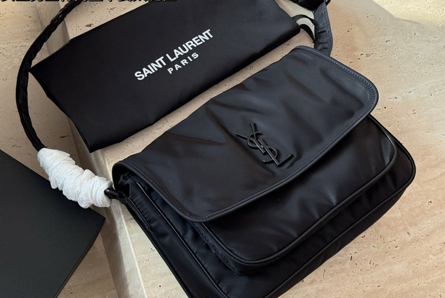 Saint Laurent Niki Messenger In Econyl