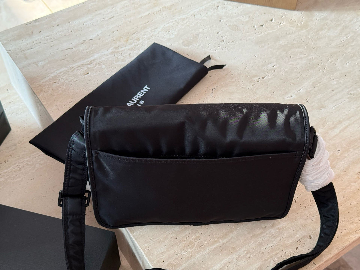 Saint Laurent Niki Messenger In Econyl